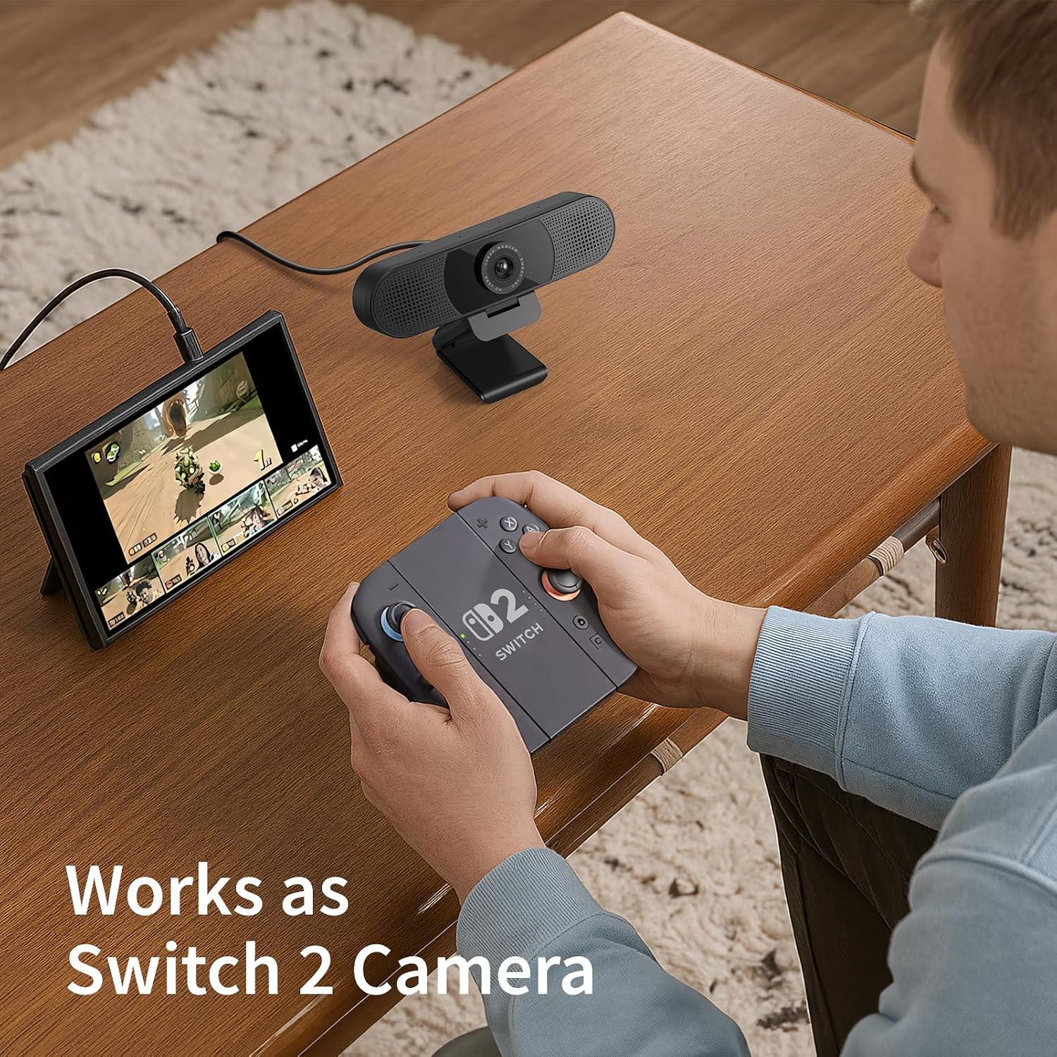 EMEET C960 1080P Webcam with Microphone, 2 Mics, 90° FOV, Computer Camera - Image 6