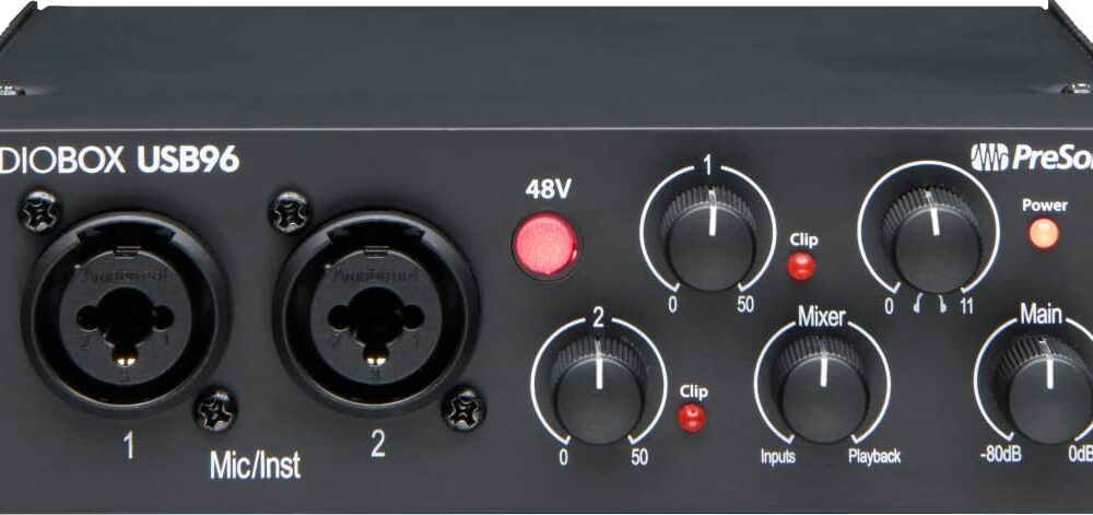 PreSonus AudioBox 96 25th Anniversary USB Audio Interface