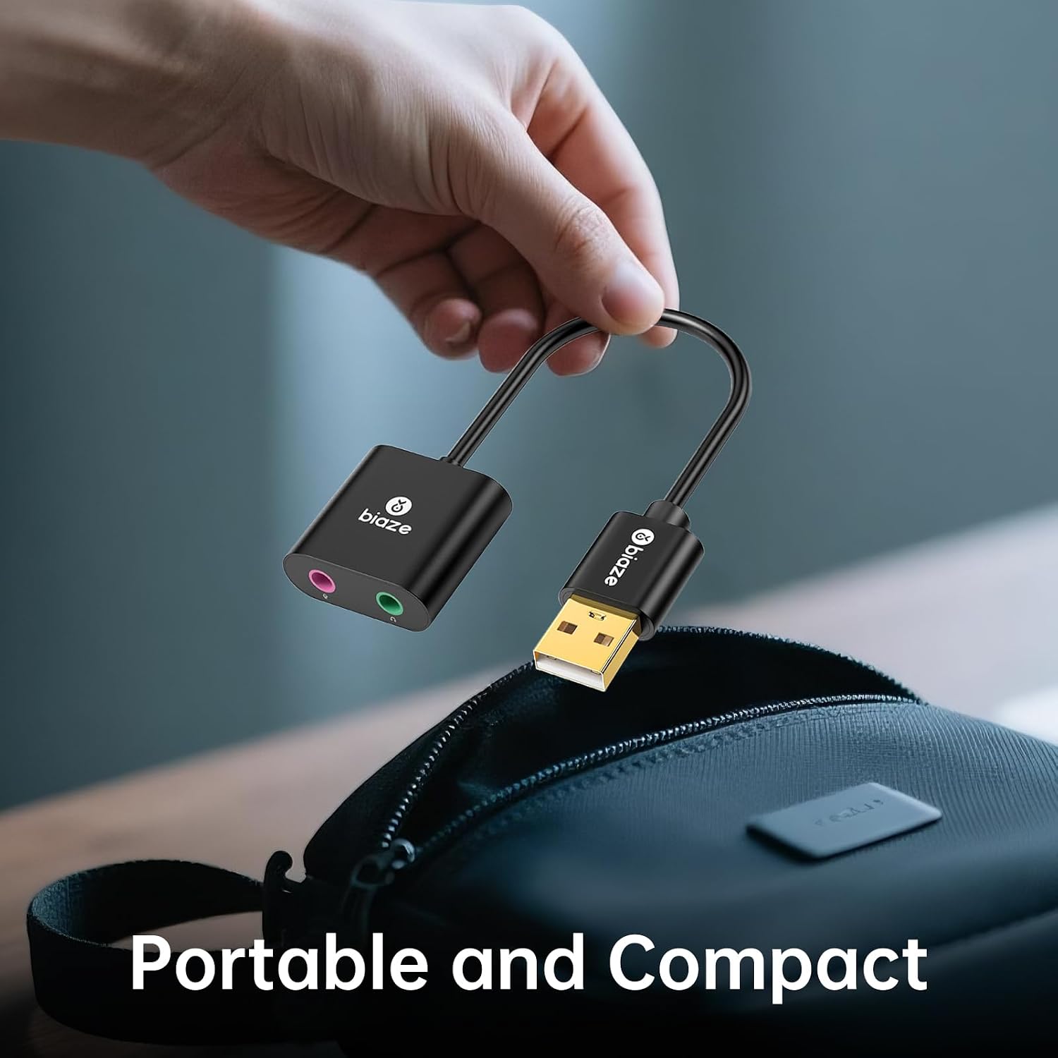 USB Audio Adapter USB Sound Card for PC/Computer/Laptops/PS5/PS4 - Image 7